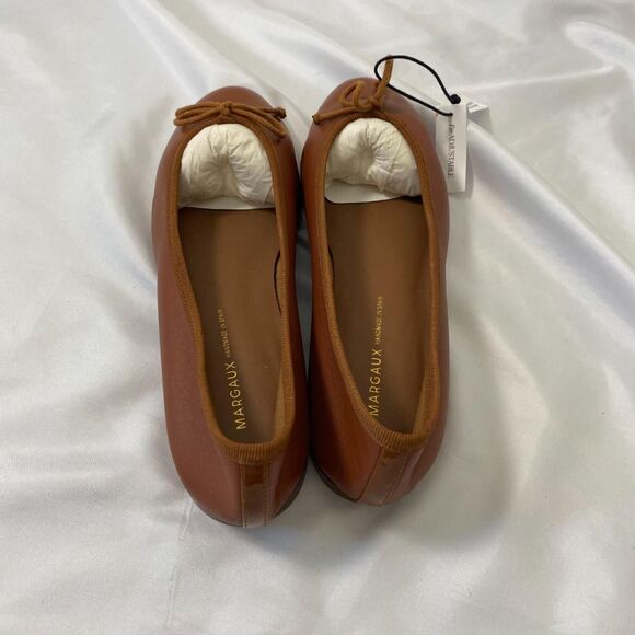 Margaux Brown Ballet Flats - Picture 7 of 8